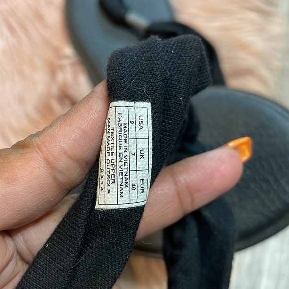 Sanuk Black Yoga Sling Size 9 - Picture 5 of 8